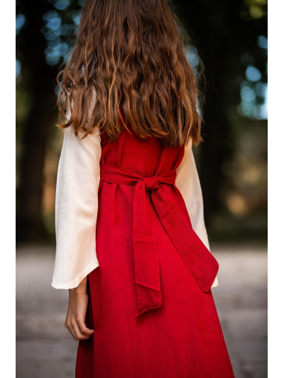 Trollfelsen Mittelalter Gewandung Leonardo Carbone Kinderkleid Elsa Natur Rot6 Trollfelsen Mittelalter Gewandung Leonardo Carbone Kinderkleid Elsa Natur Rot6